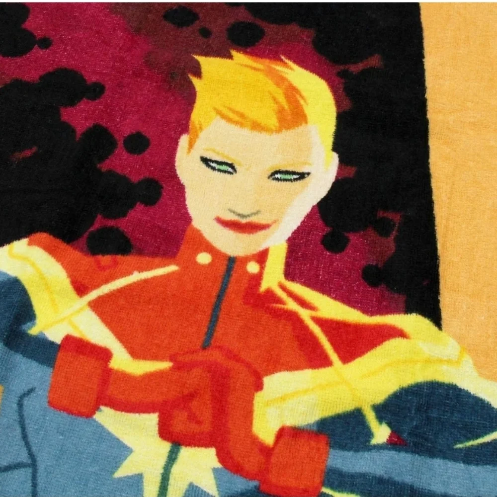 Marvel Loot Crate Exclusive Captain Marvel Beach Towel